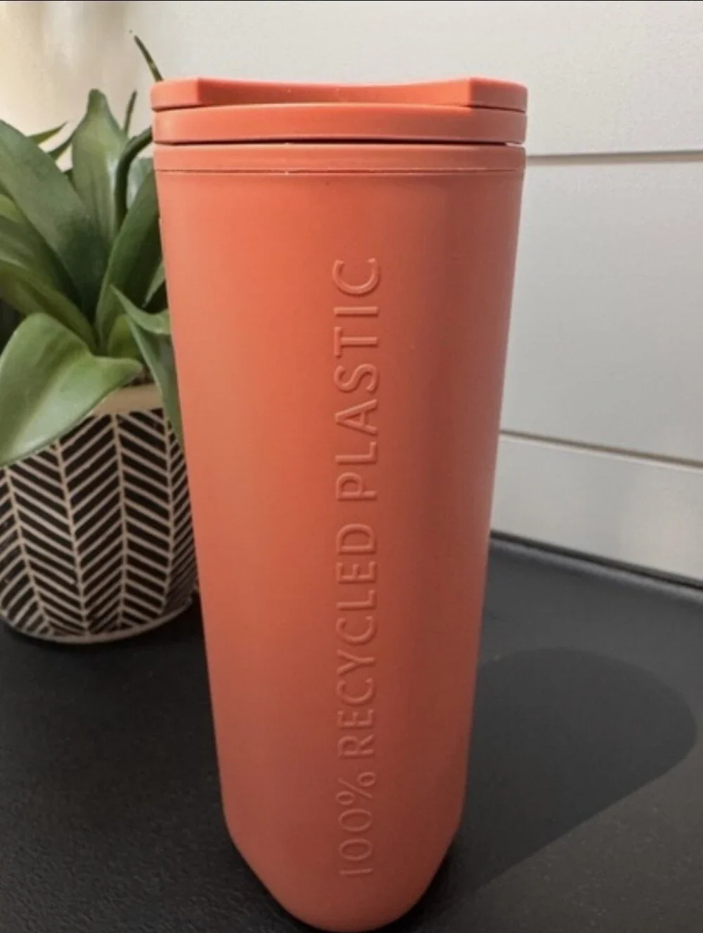 Starbucks Coral Orange Reusable Tumbler